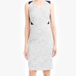 J. Crew Lace tweed dress